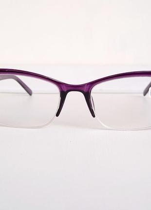 Очки  женские для зрения 8029, с диоптриями с белой линзой  +2,25, -2,504 фото