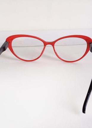 Очки женские для зрения 8508, с диоптриями с белой линзой +3,50