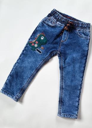 Джинсы на махре на мальчика, теплые джинсы на мальчика, зимние джинсы мальчик, джинсы на флисе мальчик2 фото