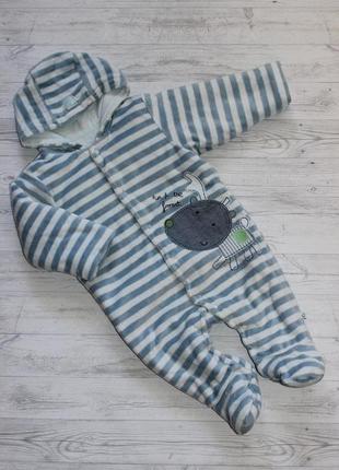 Велюровый деми комбинезон marks&spenser