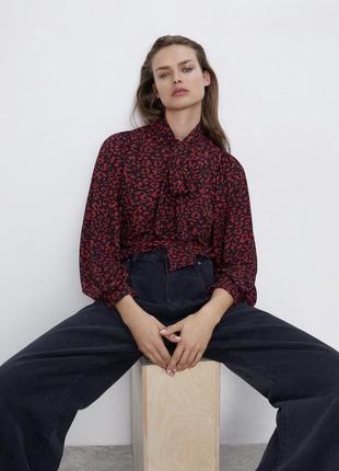 Блуза блузка топ рубашка zara