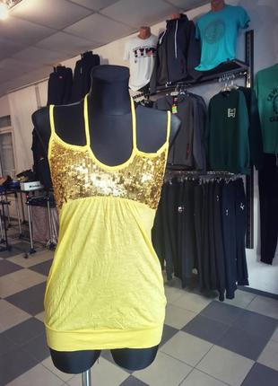 Майка с паетками