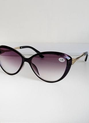 Солнцезащитные очки 783  женские для зрения, с диоптриями  -1,00