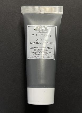 Маска с активированным углем для очищения пор кожи origins clear improvement active charcoal mask2 фото