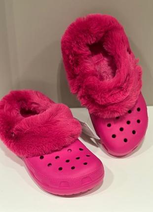 Утеплені сабо crocs classic mammoth, w7, w87 фото