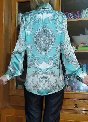 Сатиновая атласная блуза alfredo pauly5 фото