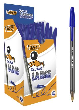 Ручка кулькова bic cristal large1 фото