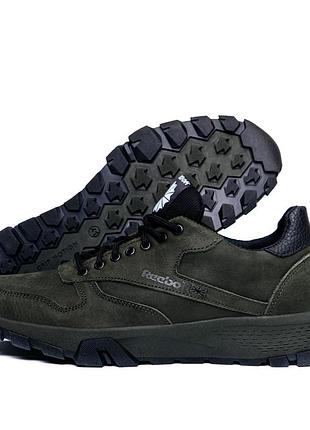 Чоловічі шкіряні кросівки, мужские кожаные кроссовки весна/осінь