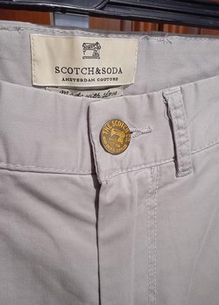 Scotch &amp; soda чиносы регуляр фит, легкие летние джинсы3 фото