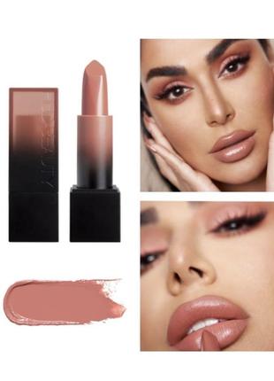 Зволожувальна губна помада huda beauty power bullet cream glow sweet nudes sweet cheeks1 фото