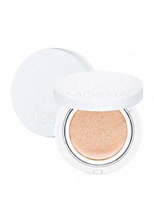 Тональний крем-кушон зволожуючий missha magic cushion moist up spf50 + /pa +++, №21, 15 g