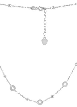 Серебряное колье ogosilver без камней (2079767) 400450 размер