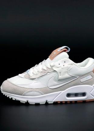 Кроссовки кожаные nike air max 90 futura, демисезон, обувь, после платья