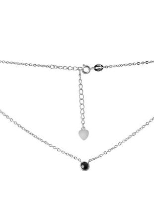 Серебряное колье ogosilver с фианитами (2068358) 350400 размер