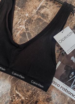 Черный топ calvin klein2 фото