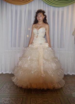 Весельное платье, выпускное платье, платье на выпуск 3