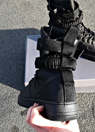 nike special field air force 1 high triple black