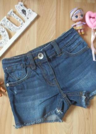 Фірмові джинсові шорти next дитині 5 років стан нових
