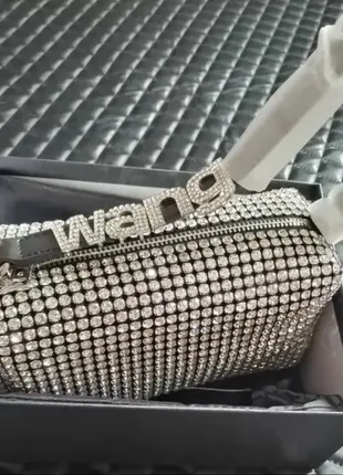 Сумка  alexander wang камни стразы💎3 фото