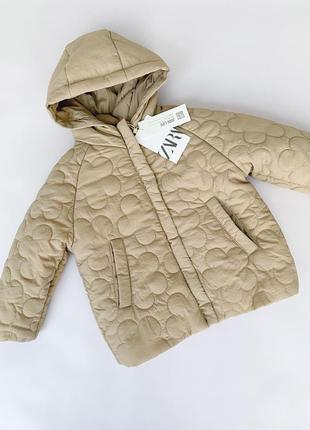 Стеганая куртка zara р. 86, 98, 104