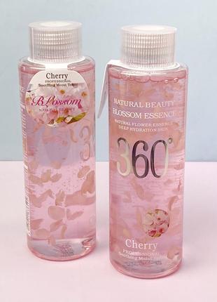 Тонер для особи wokali natural beauty blossom essence 360 cherry1 фото