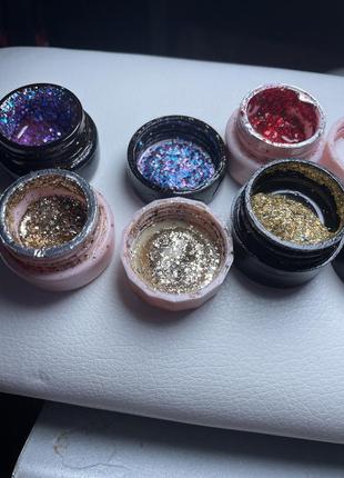 Гель краска блеск 2