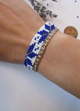 Новий браслет на руку жіночий , стильний , сучасний , тренд2023 , якісний браслет ручної роботи , українські прикраси під вишиванку