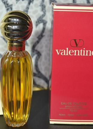 Valentino valentino eau de toilette natural spay 75 ml. (vintage)