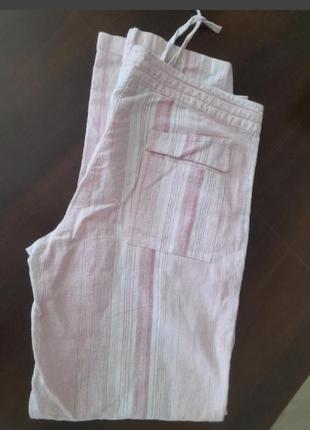 Штани, брюки паоаццо, льон,p.xs/s.miss posh