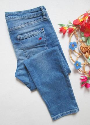 Шикарные джинсы бойфренд с вышивкой white stuff 💜❄️💜7 фото