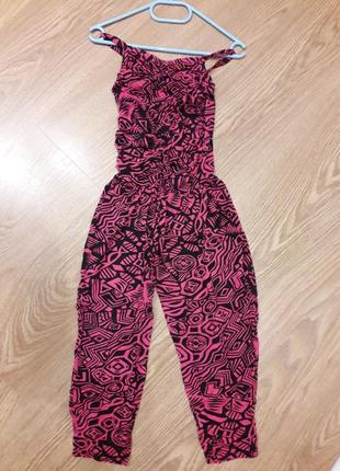 Літній комбінезон на дівчинку 6-8 років