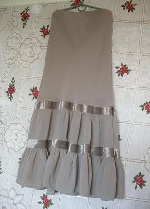 Супер юбка кофейно-молочного цвета,р.6-160грн.