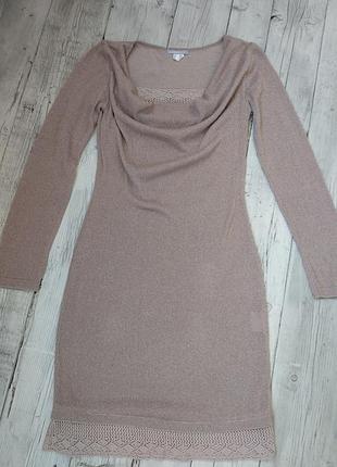 Трикотажне плаття з люрексовою ниткою