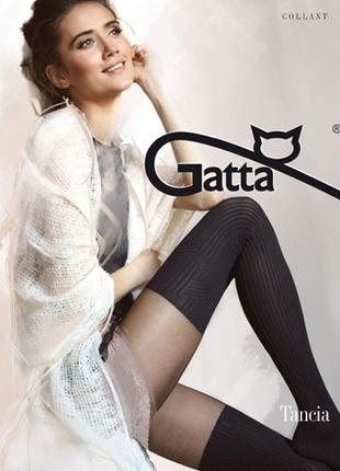 Розкішні колготки імітація панчоху 4-l gatta tancia 09 лімітована серія