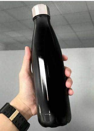 Термос bottle 500 мл чорний (lb-29993)1 фото