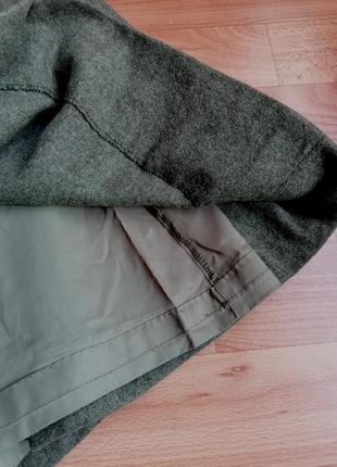 💚шерстяная винтажная юбка миди в стиле celine 💚юбка в складку в стиле том браун8 фото