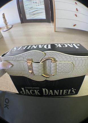 Пояс ремень бежевый