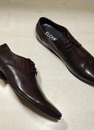 "мужские туфли кожаные  elche jh-w312023l _08652