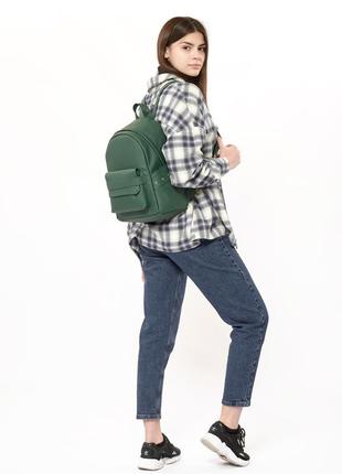Женский рюкзак sambag dali зеленый6 фото