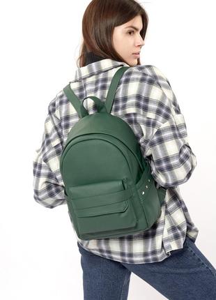 Женский рюкзак sambag dali зеленый10 фото