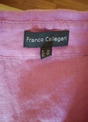 Сорочка туніка жіноча  100%лен від franco callegari4 фото
