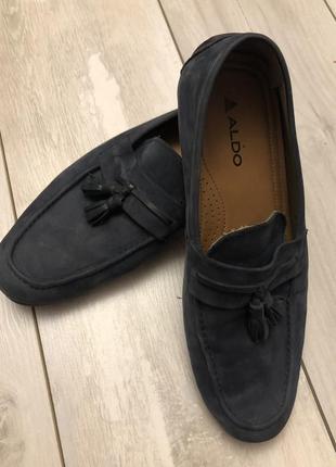 Мужские мокасины aldo 41р(26,5см)2 фото