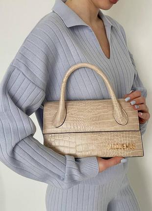 Женская сумка jacquemus le chiquito beige