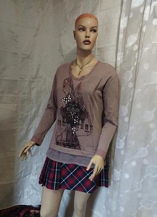 Кофточка жіноча пудрового,бежевого кольору,гарна.