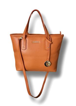 Furla daisy tote mini bag orange