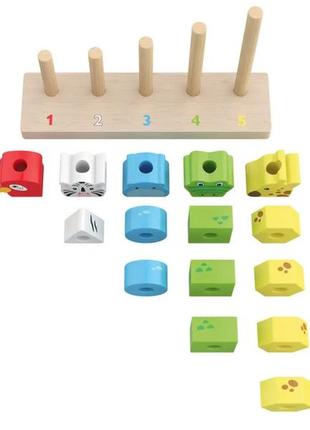 Дерев'яна розвиваюча іграшка 3