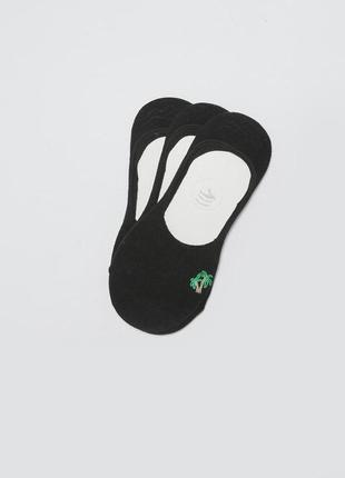 36 - 38 р новий фірмовий жіночий набір невидимі шкарпетки слідочки 3 пари з силіконом lc waikiki2 фото