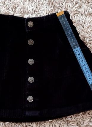 Вільветова спідничка, юбка hema 110 розміру.7 фото