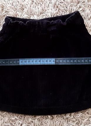 Вільветова спідничка, юбка hema 110 розміру.10 фото