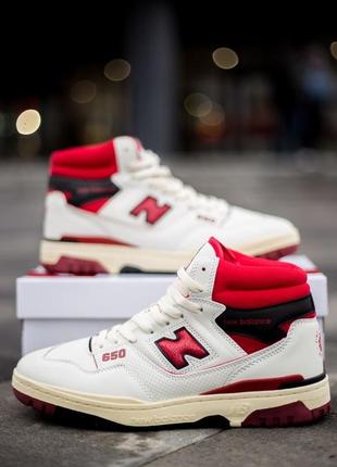 Чоловічі кросівки new balance 650 white red